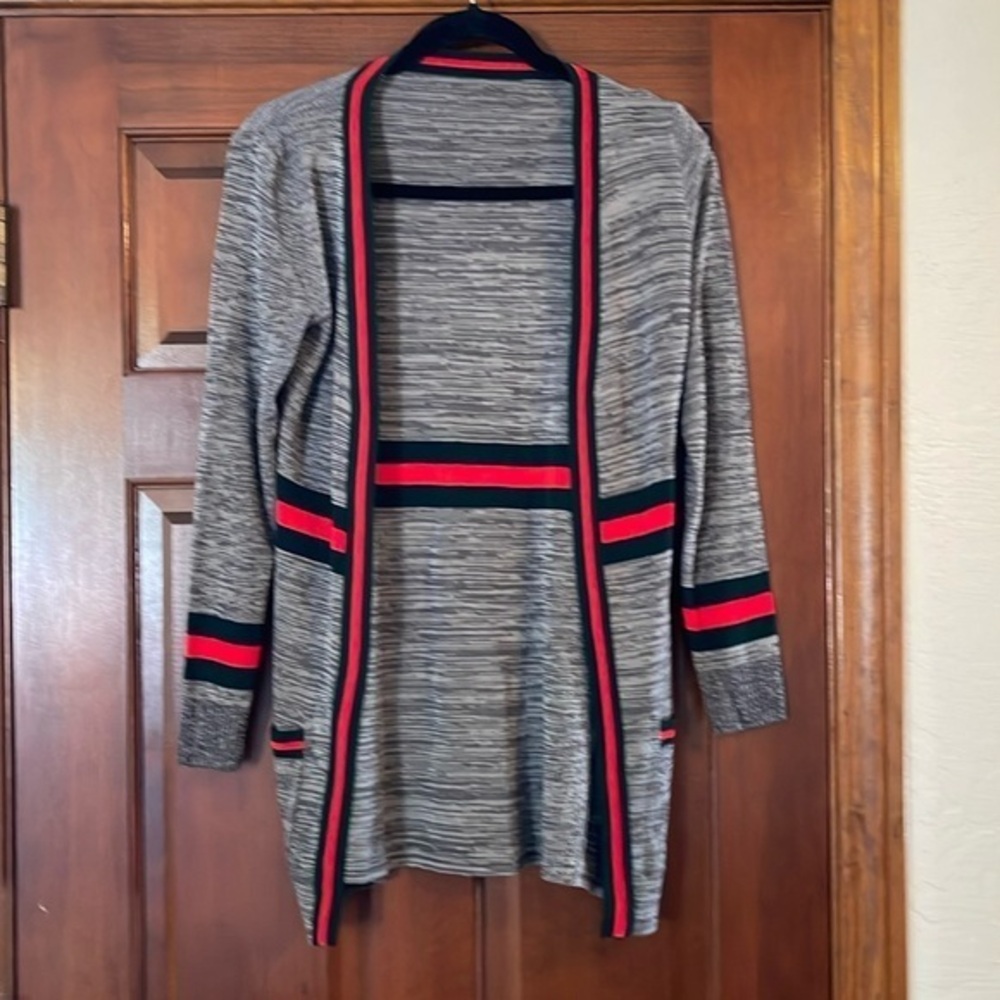 Fashion Stripe cardigan sweater